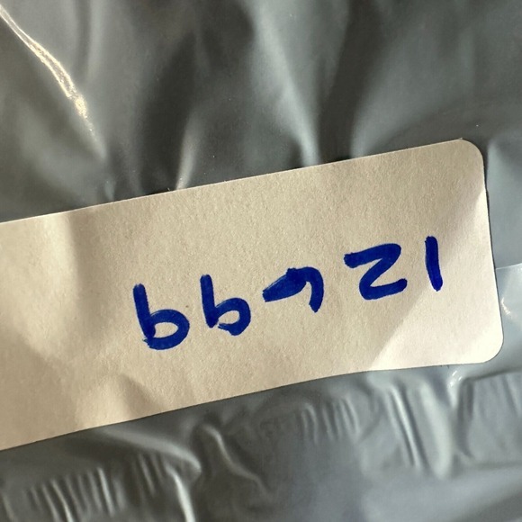 Anne Klein Button Up Lagenlook Tunic Shirt Womens 10 Blue White Gingham Check - Picture 8 of 9